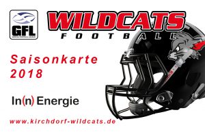 Kirchdorf Wildcats Saison Karte 2018 GFL