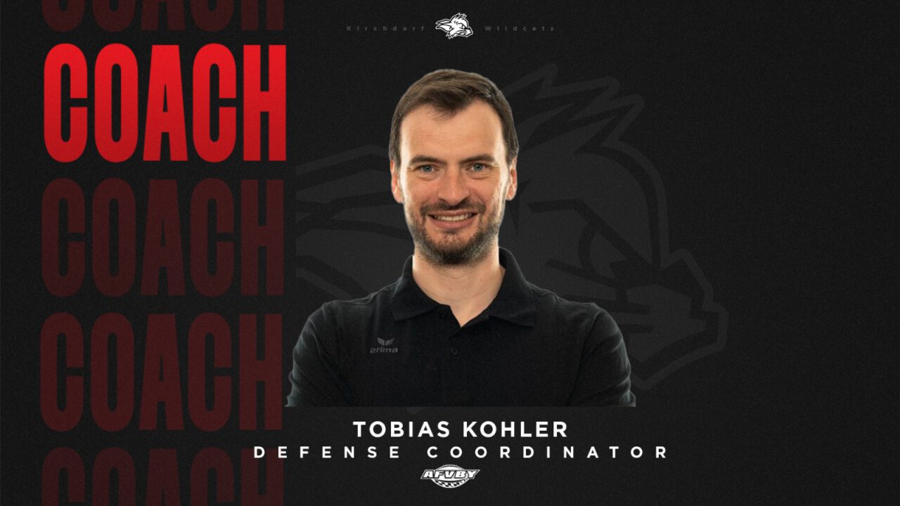 Tobias Kohler bleibt Defense Coordinator der Kirchdorf Wildcats