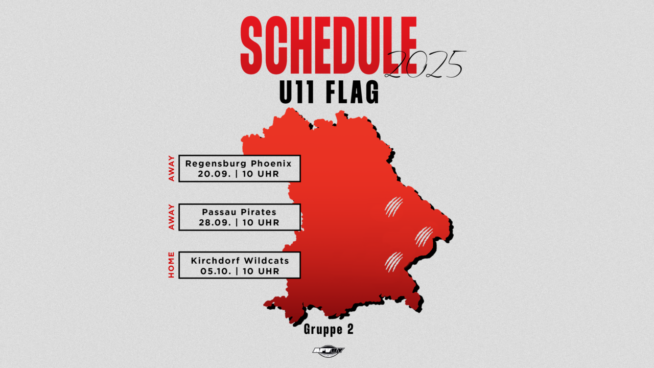 Spielplan für U11 Flag steht fest