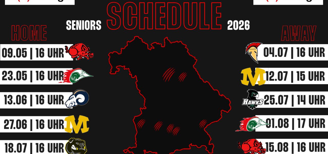 Spielplan für die Saison 2026 steht fest