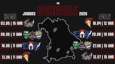 Spielplan der U19 Juniors für 2026 steht fest