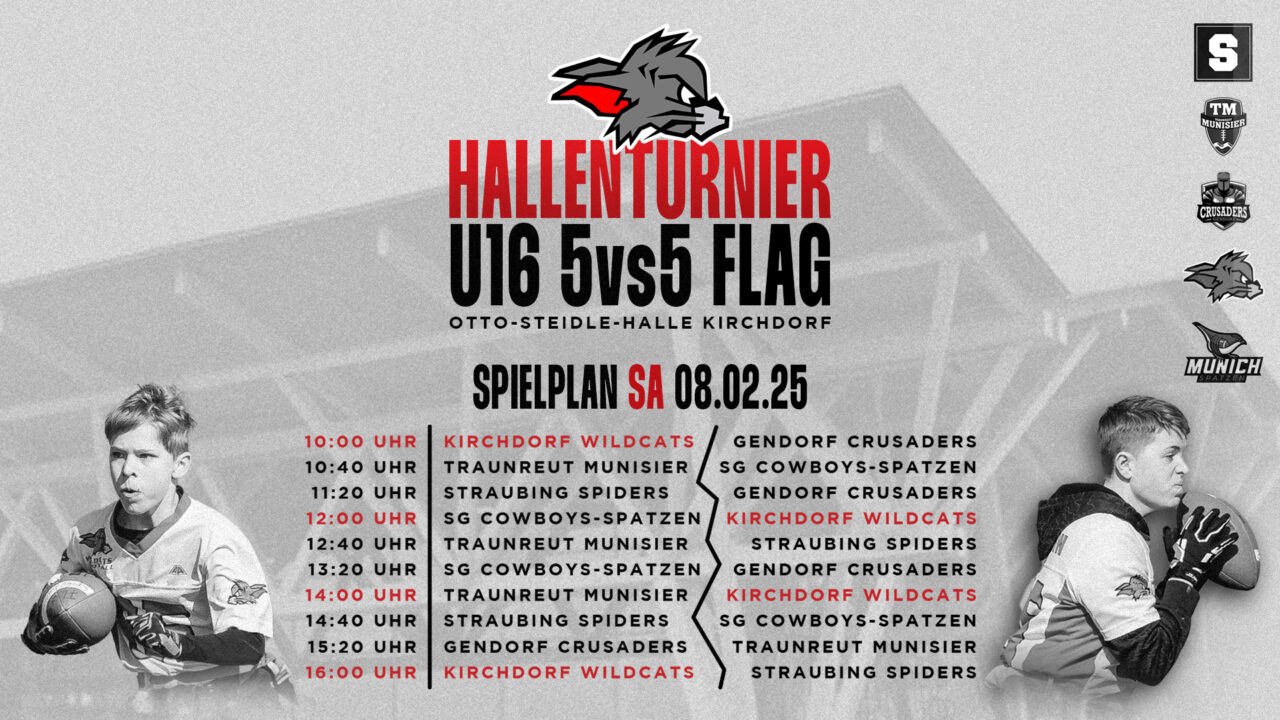 Hallenturnier Spielplan 16×9